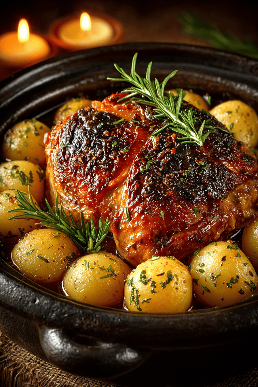 Slow Cooker Full Chicken Dinner Recipe ingredients organized and measured on kitchen counter