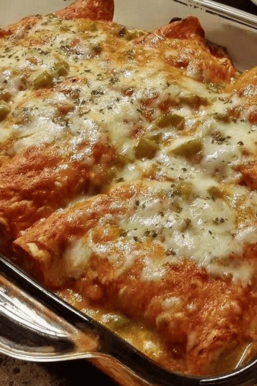 Sour Cream Chicken Enchiladas Recipe That Will Cast a Spell on Your Taste Buds final dish beautifully presented and ready to serve