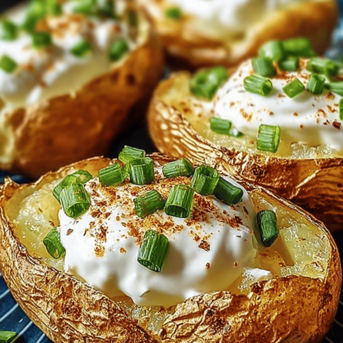 Sour Cream and Chive Baked Potato Recipe