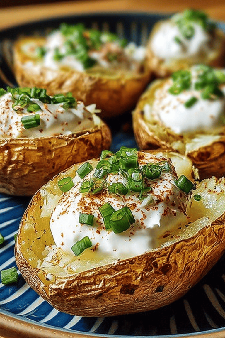 Sour Cream and Chive Baked Potato Recipe