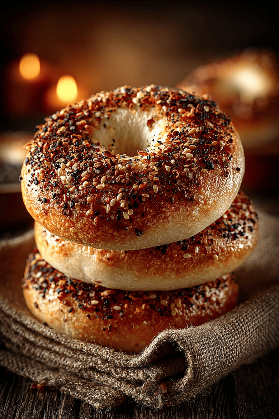 Sourdough Bagel Recipe The Ultimate Homemade Guide slice on plate showing perfect texture and swirl pattern