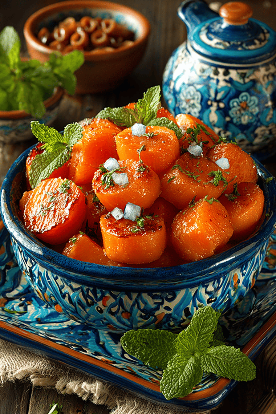 Southern Candied Sweet Potatoes Recipe ingredients organized and measured on kitchen counter