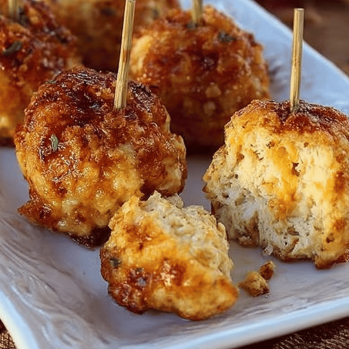 Spicy Chicken Cheeseball Delights