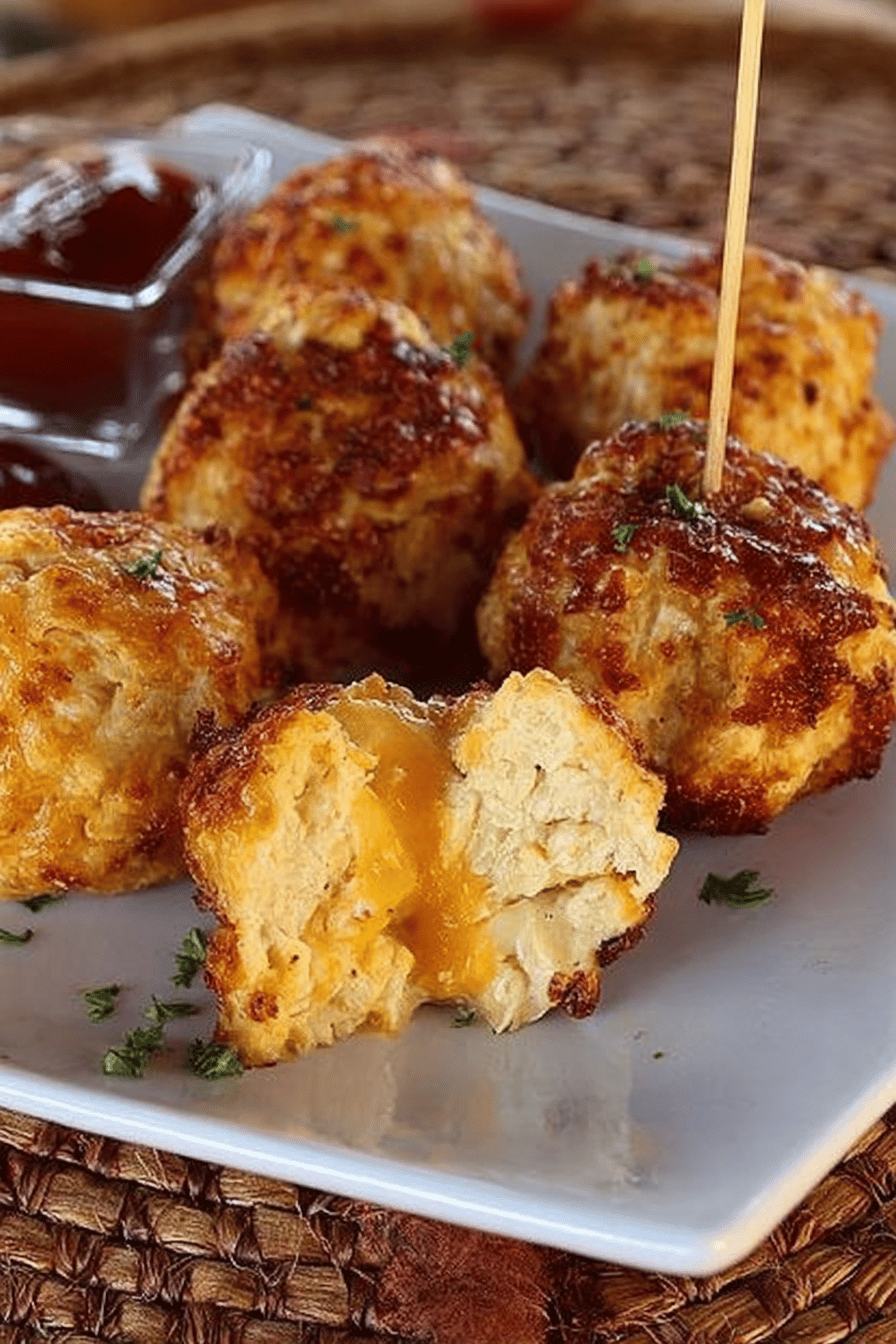 Spicy Chicken Cheeseball Delights