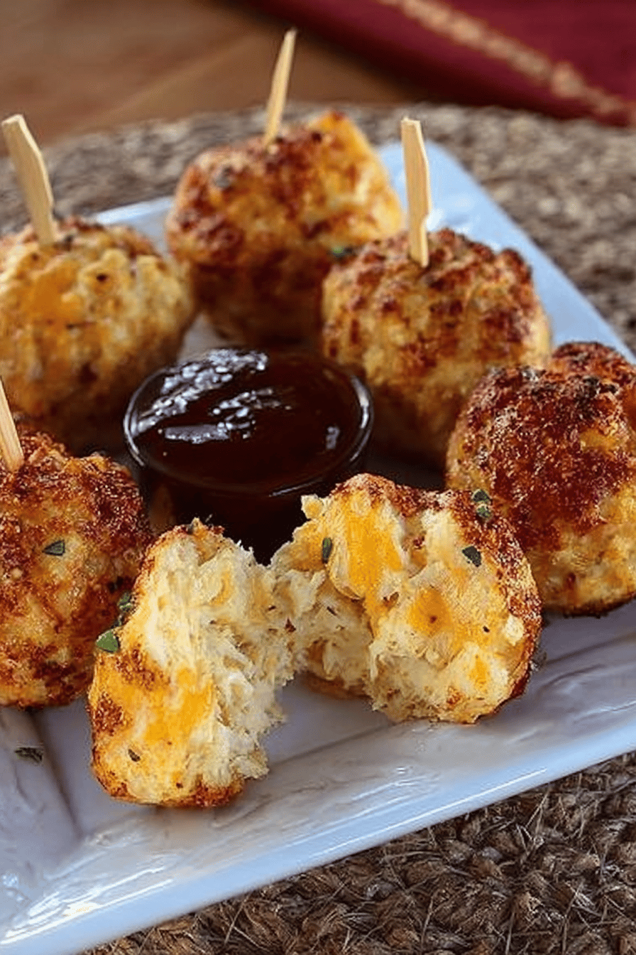 Spicy Chicken Cheeseball Delights ingredients organized and measured on kitchen counter