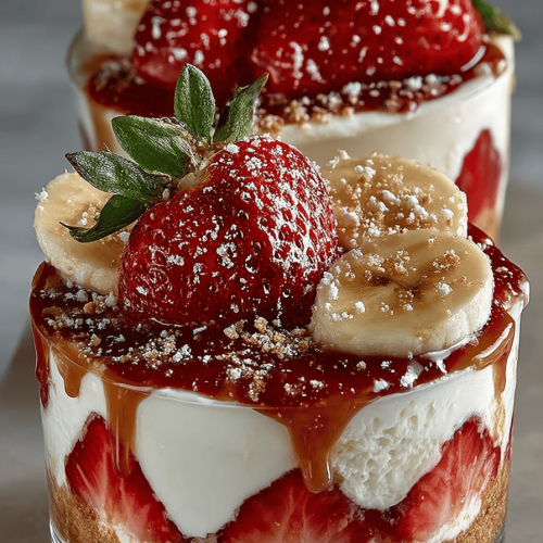 Strawberry Banana Cheesecake Salad Recipe