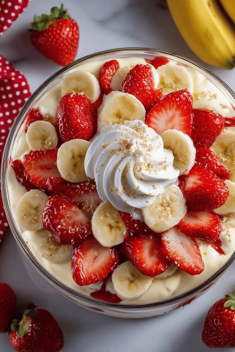 Strawberry Banana Pudding Recipe