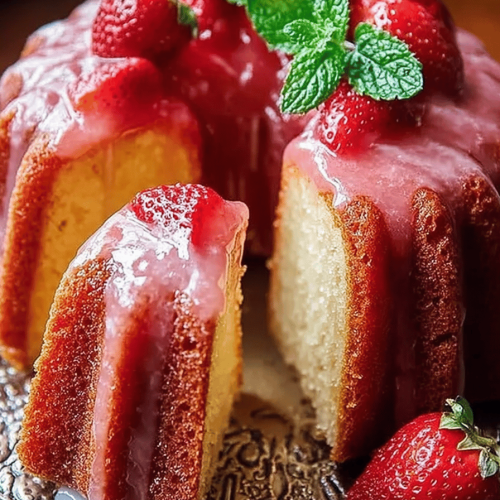 Strawberry Buttermilk Pound Cake Recipe That Will Melt in Your Mouth