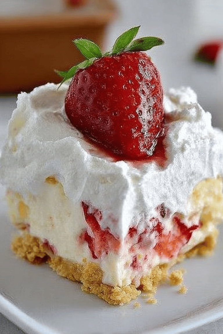 Strawberry Cheesecake Lush Recipe