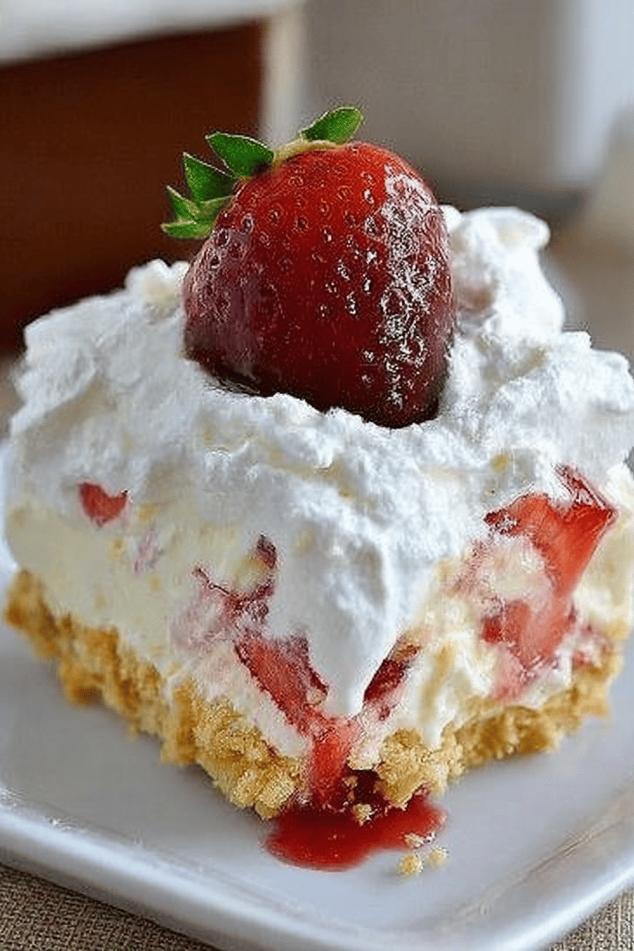 Strawberry Cheesecake Lush Recipe ingredients organized and measured on kitchen counter
