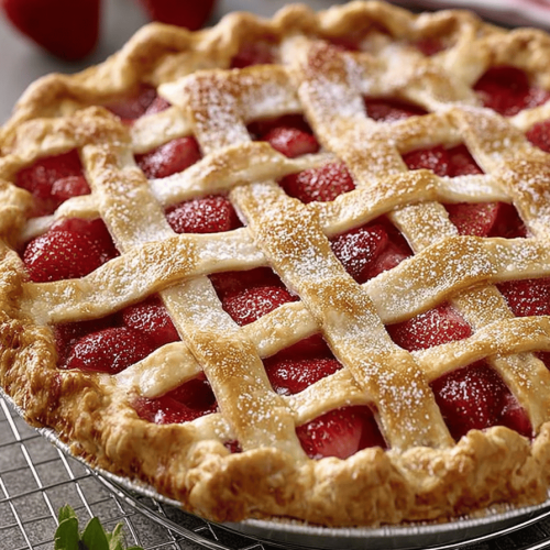 Strawberry Rhubarb Pie Recipe