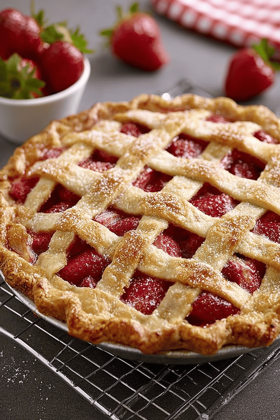 Strawberry Rhubarb Pie Recipe