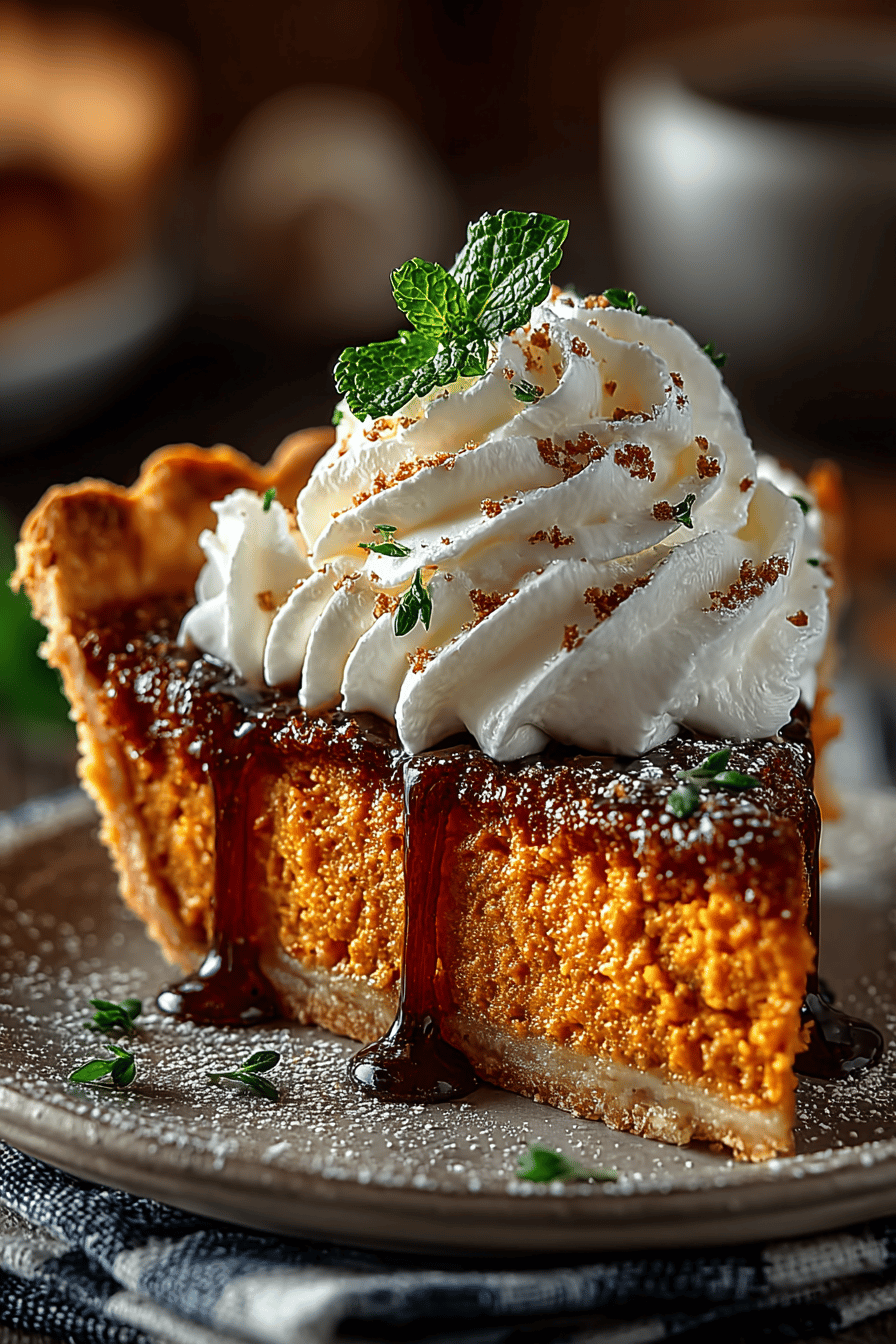Sweet Potato Pie Recipe Your Guide to a Classic Dessert final dish beautifully presented and ready to serve