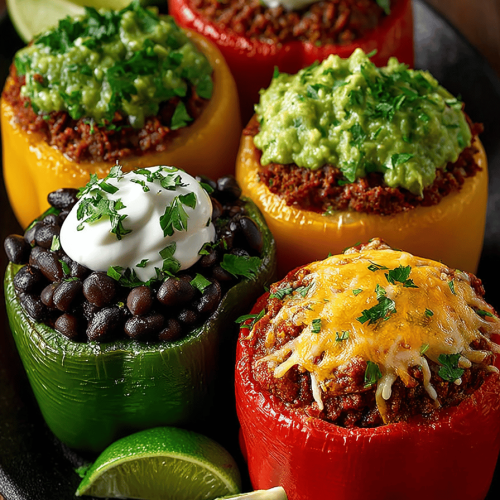 Taco Stuffed Bell Peppers Recipe