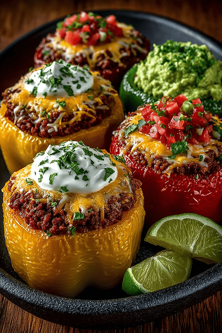 Taco Stuffed Bell Peppers Recipe