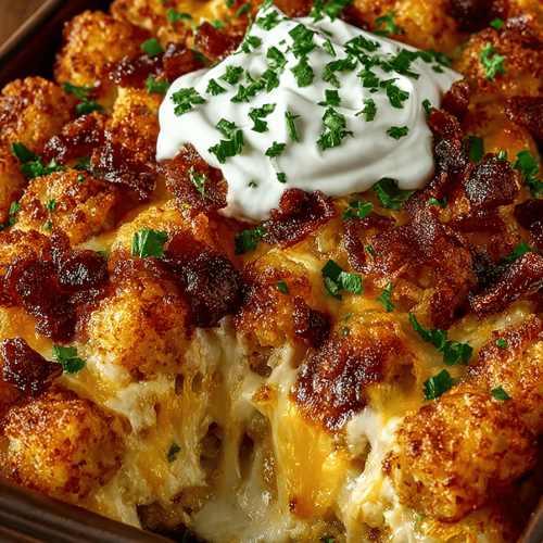 Tater Tot Casserole A Family-Favorite Comfort Dish Recipe