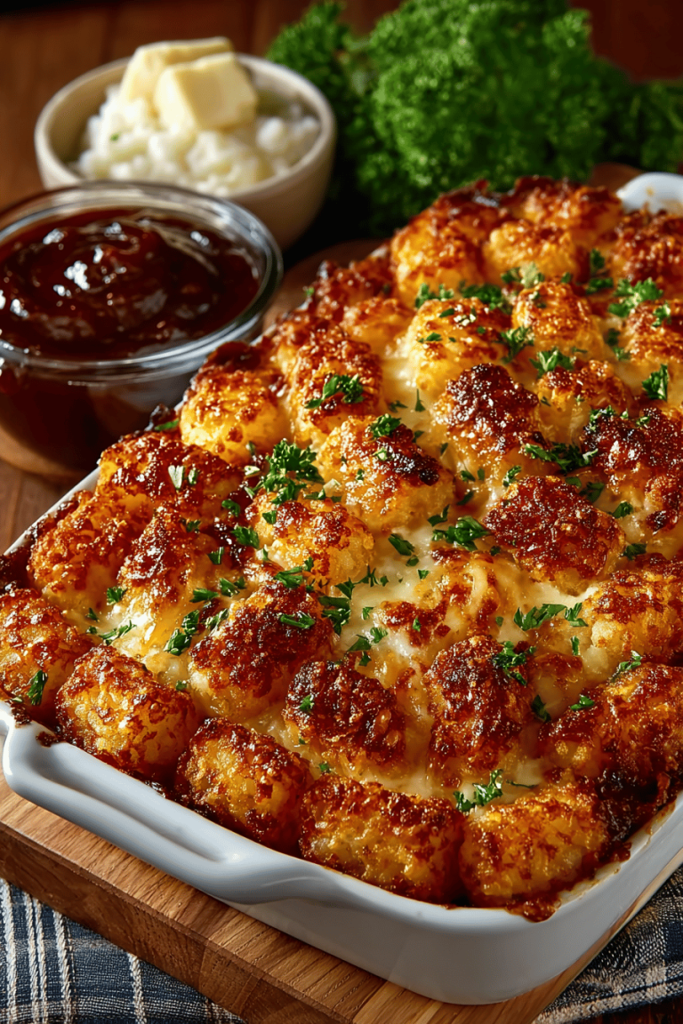 Tater Tot Casserole A Family-Favorite Comfort Dish Recipe