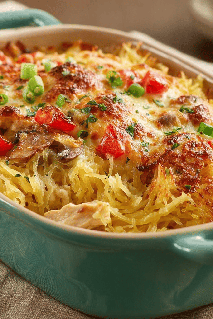 The Ultimate Chicken Spaghetti Squash Recipe You Need to Try ingredients organized and measured on kitchen counter