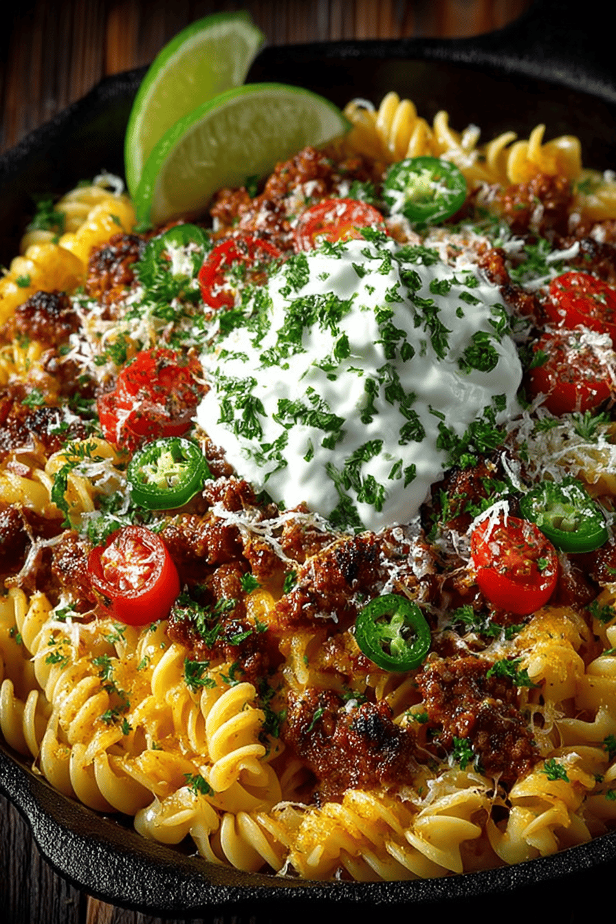 The Ultimate Taco Pasta Recipe That You Must Try