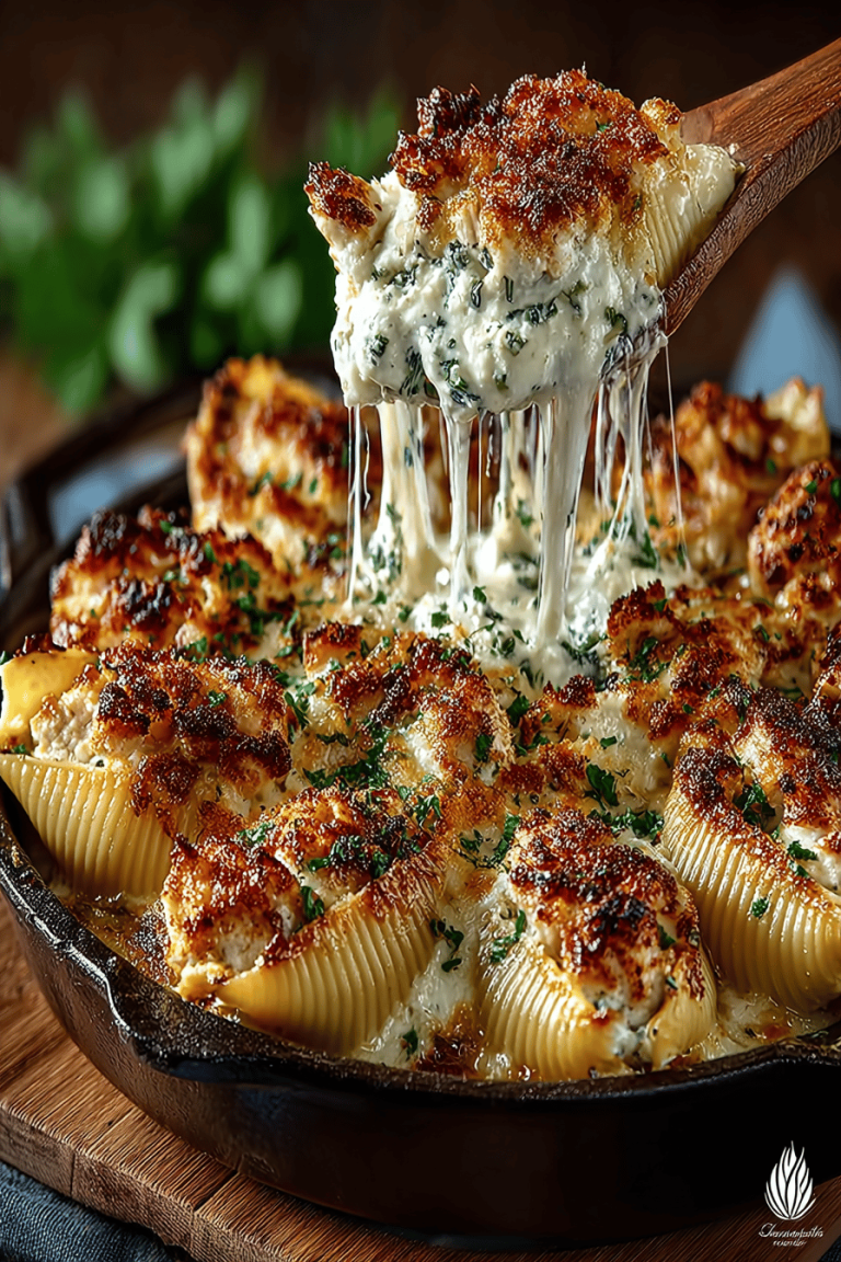Title Million Dollar Chicken Alfredo Stuffed Shells Recipe
