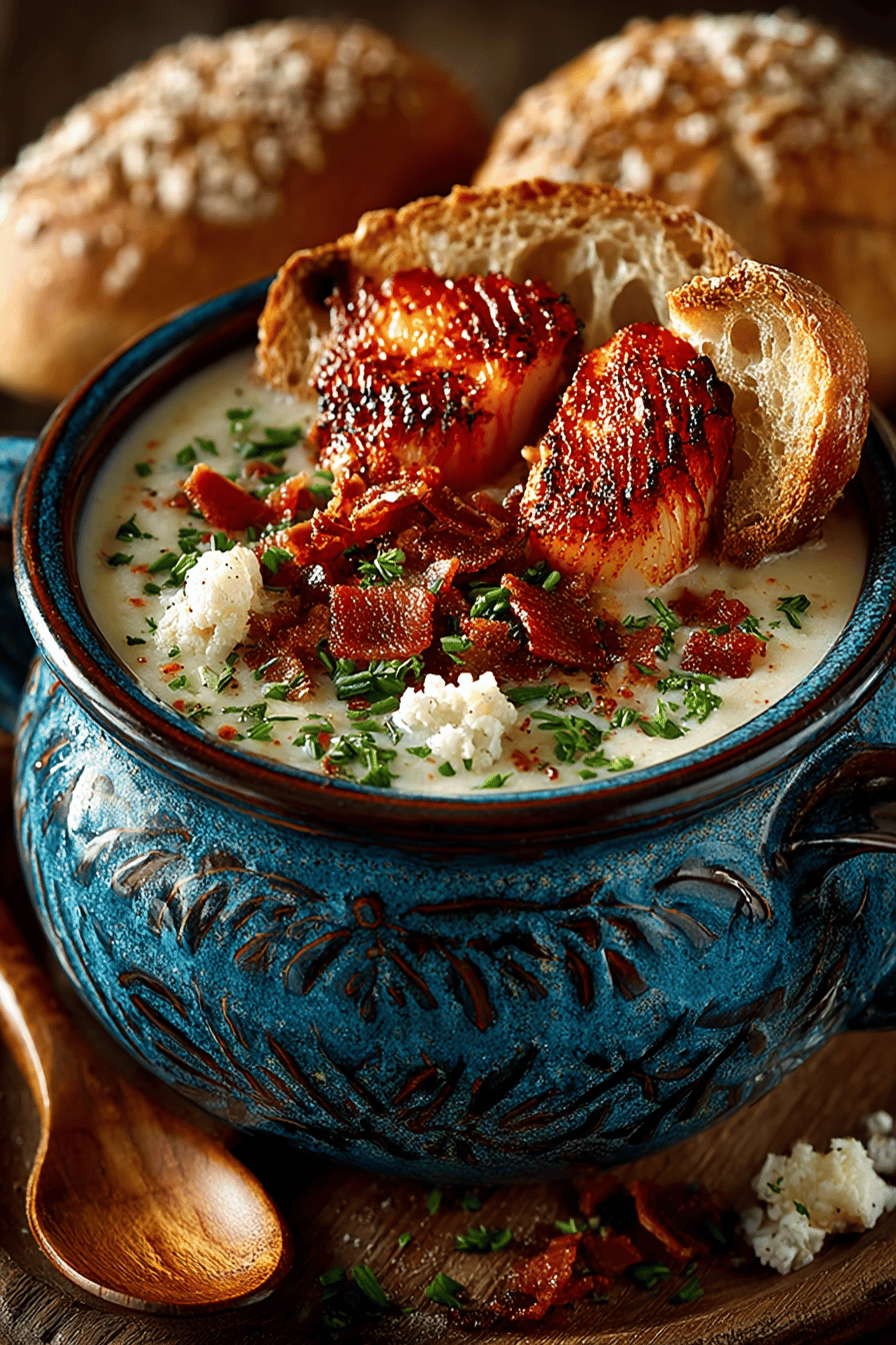 Top-Rated Clam Chowder Recipe Worth Trying slice on plate showing perfect texture and swirl pattern