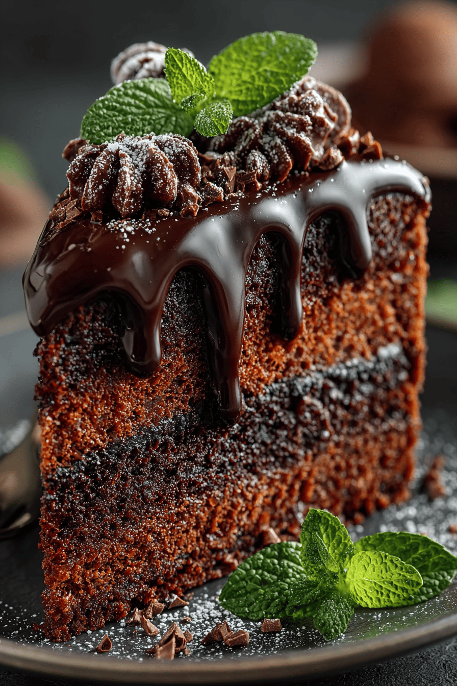 Triple Chocolate Cake Recipe - A Decadent Indulgence for Chocolate Lovers ingredients organized and measured on kitchen counter