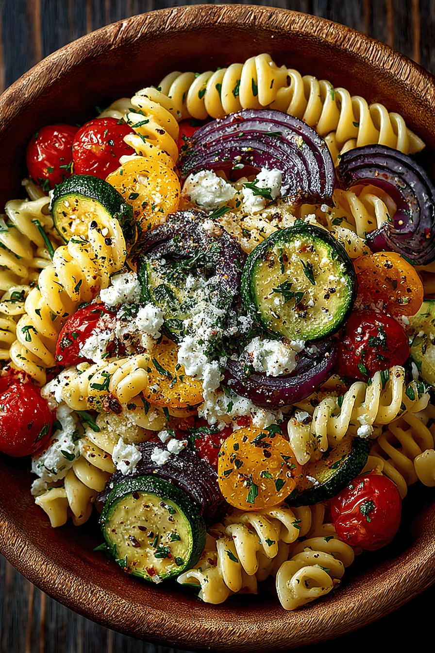 Ultimate Pasta Salad The Top Recipe You'll Ever Try final dish beautifully presented and ready to serve