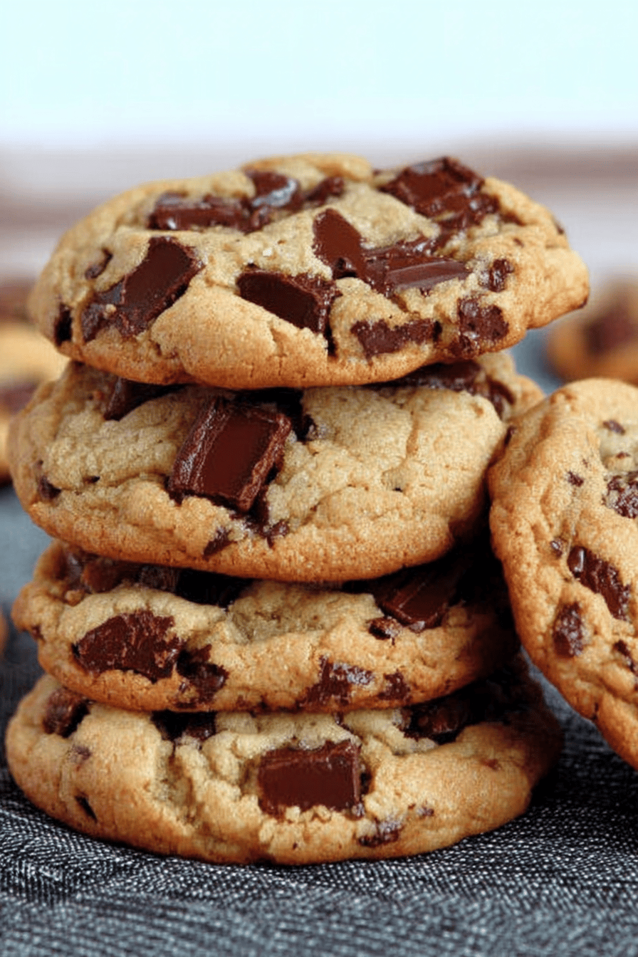 Ultimate Perfect Chocolate Chip Cookies Recipe ingredients organized and measured on kitchen counter