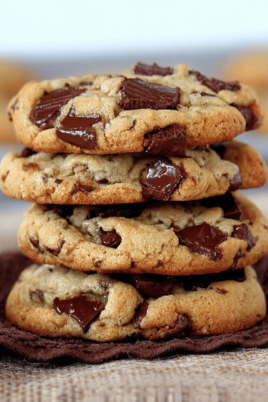 Ultimate Perfect Chocolate Chip Cookies Recipe slice on plate showing perfect texture and swirl pattern