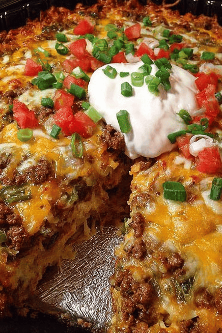 Walking Taco Casserole Recipe: A Quick and Easy Dinner Idea final dish beautifully presented and ready to serve
