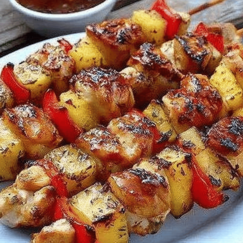 Weight Watchers Chicken and Pineapple Kabobs Recipe