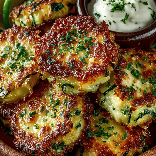 Zucchini Garlic Bites Recipe