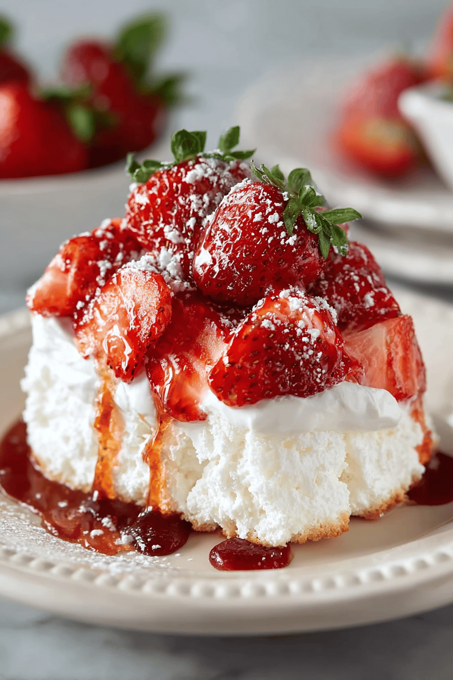 Angel Food Strawberries