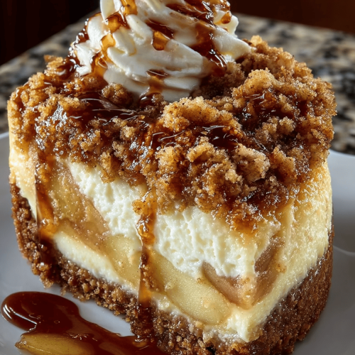 Apple Crisp Cheesecake Delights