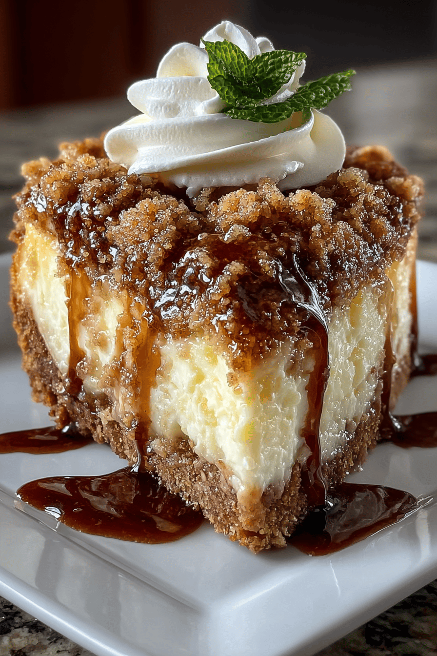 Apple Crisp Cheesecake Delights