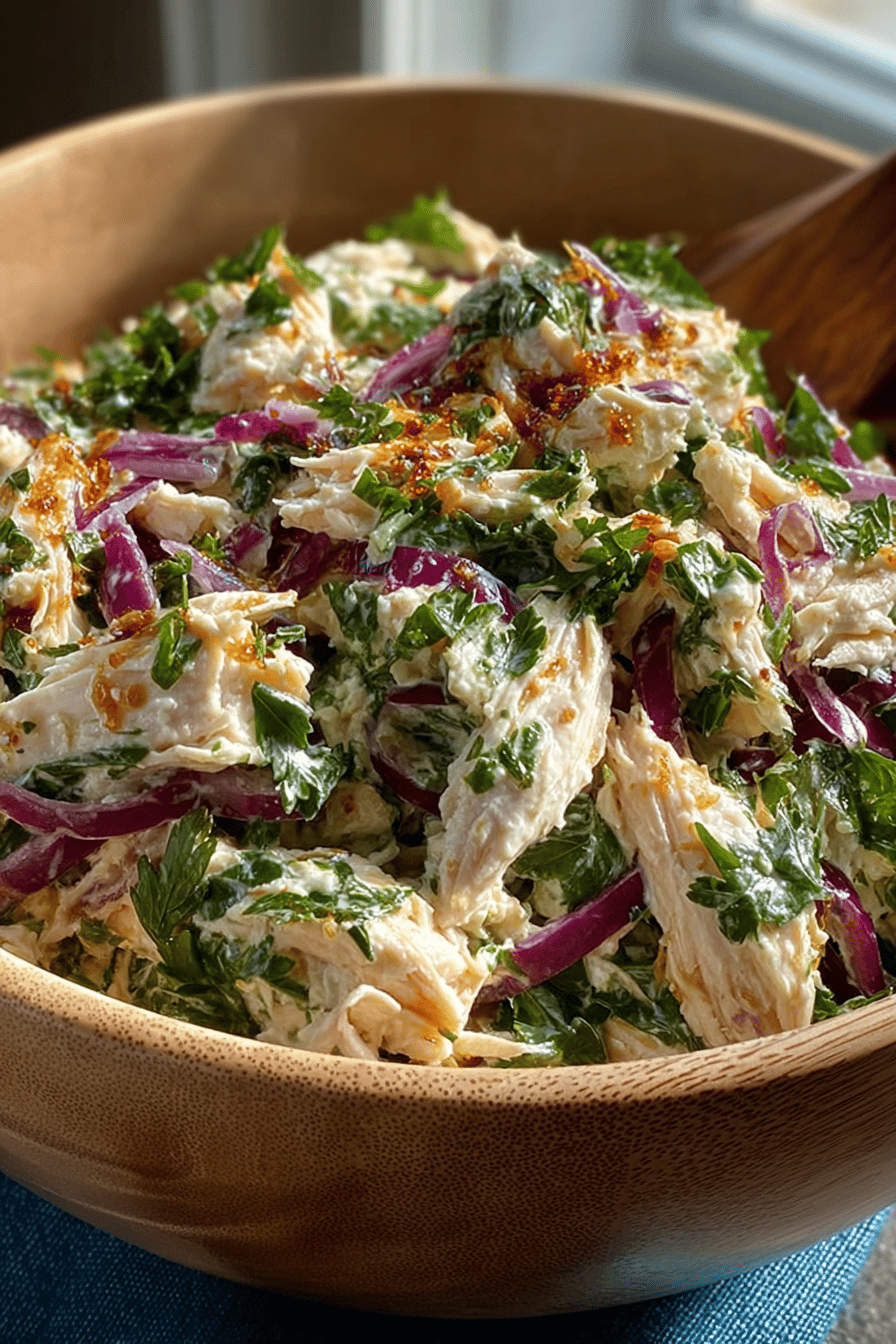 Bethenny Frankel's Tasty Shredded Chicken Salad