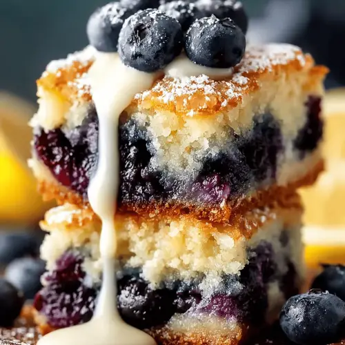 Blueberry Blondies
