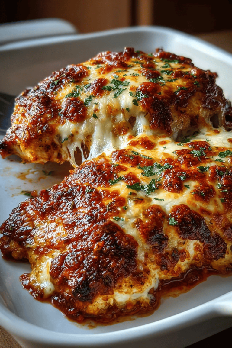 Cheesy Chicken Marinara Bake