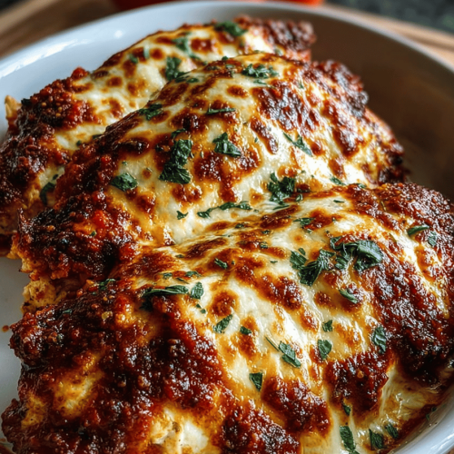 Cheesy Chicken Marinara Bake
