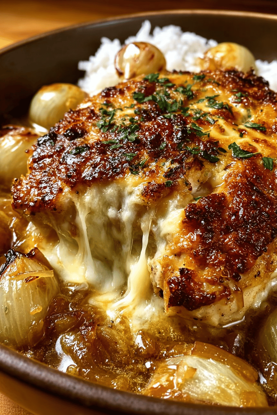 Cheesy French Onion Chicken Recipes
