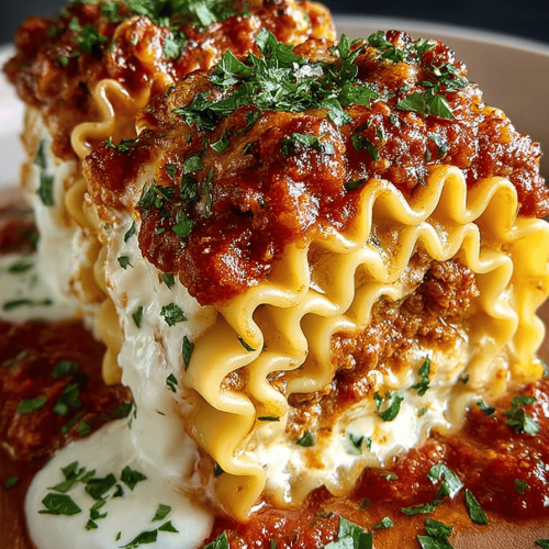 Cheesy Italian Lasagna Roll-Ups