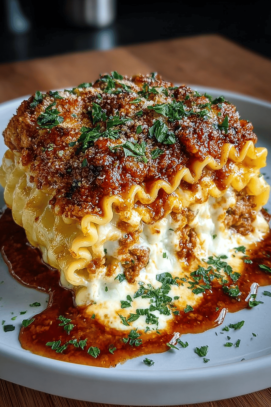 Cheesy Italian Lasagna Roll-Ups