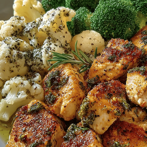 Chicken Cauliflower Broccoli Delight
