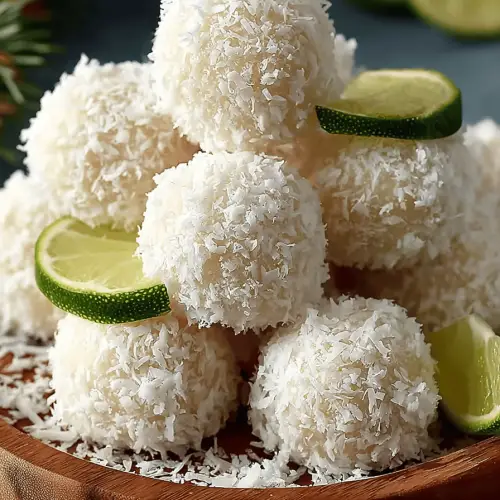 Coconut Lime Snowballs