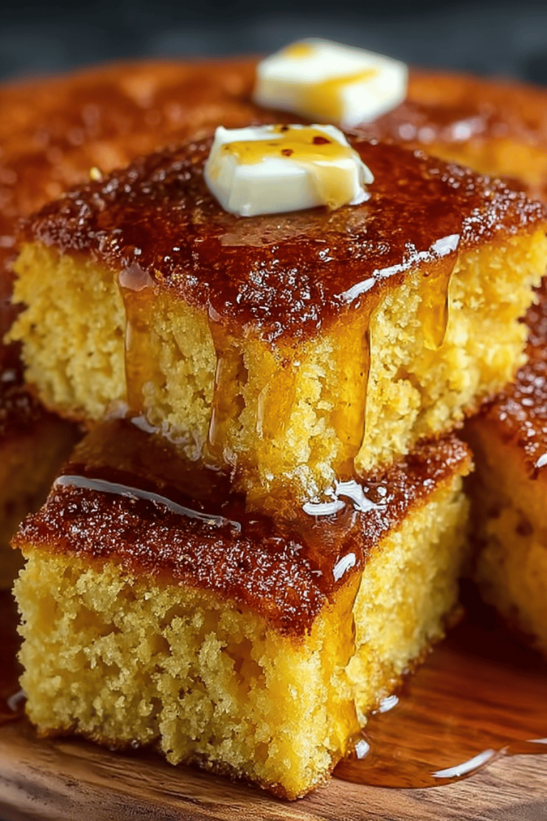 Cornbread with Honey Butter Delight