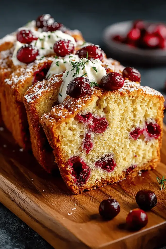 Cream Cheese Cranberry Loaf