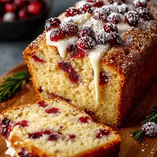 Cream Cheese Cranberry Loaf