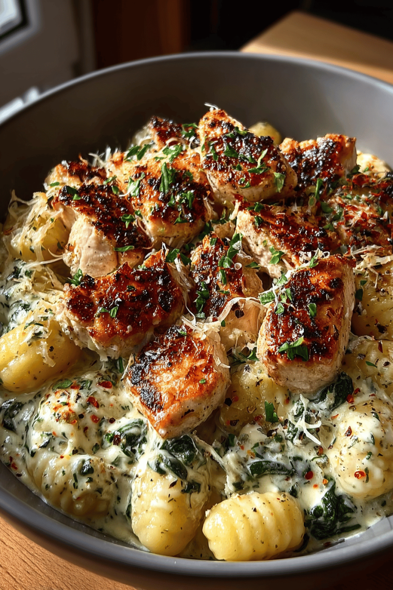 Creamy Chicken Gnocchi Delight