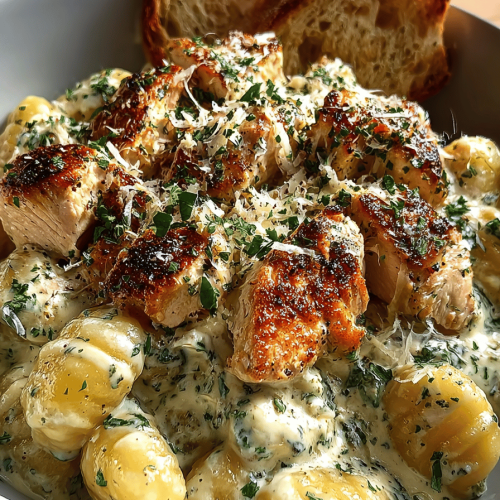 Creamy Chicken Gnocchi Delight