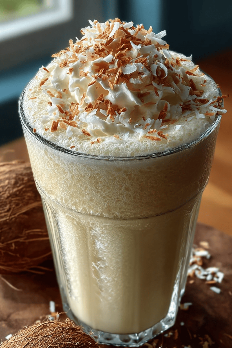 Creamy Coconut Milkshake Delights